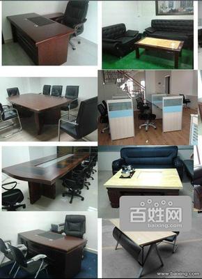 【图】- 全新沙发茶几 老板桌低价出售 - 深圳盐田办公经营设备 - 百姓网